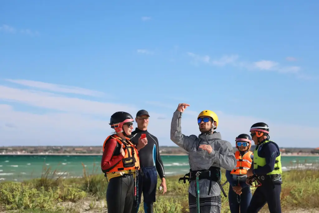 Participants enjoying a guided sea adventure activity